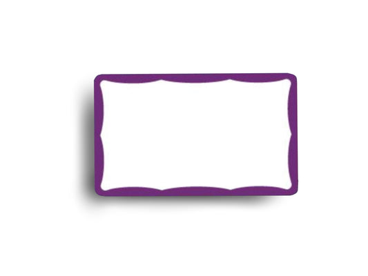 High Tack Stickers - Purple Border