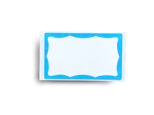 High Tack Stickers - Blue Border
