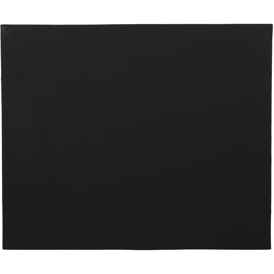 Black Canvas Panel 11 x 14 Inch