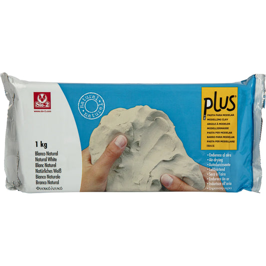 Natural Self Hardening (Air Dry) Clay White 1kg
