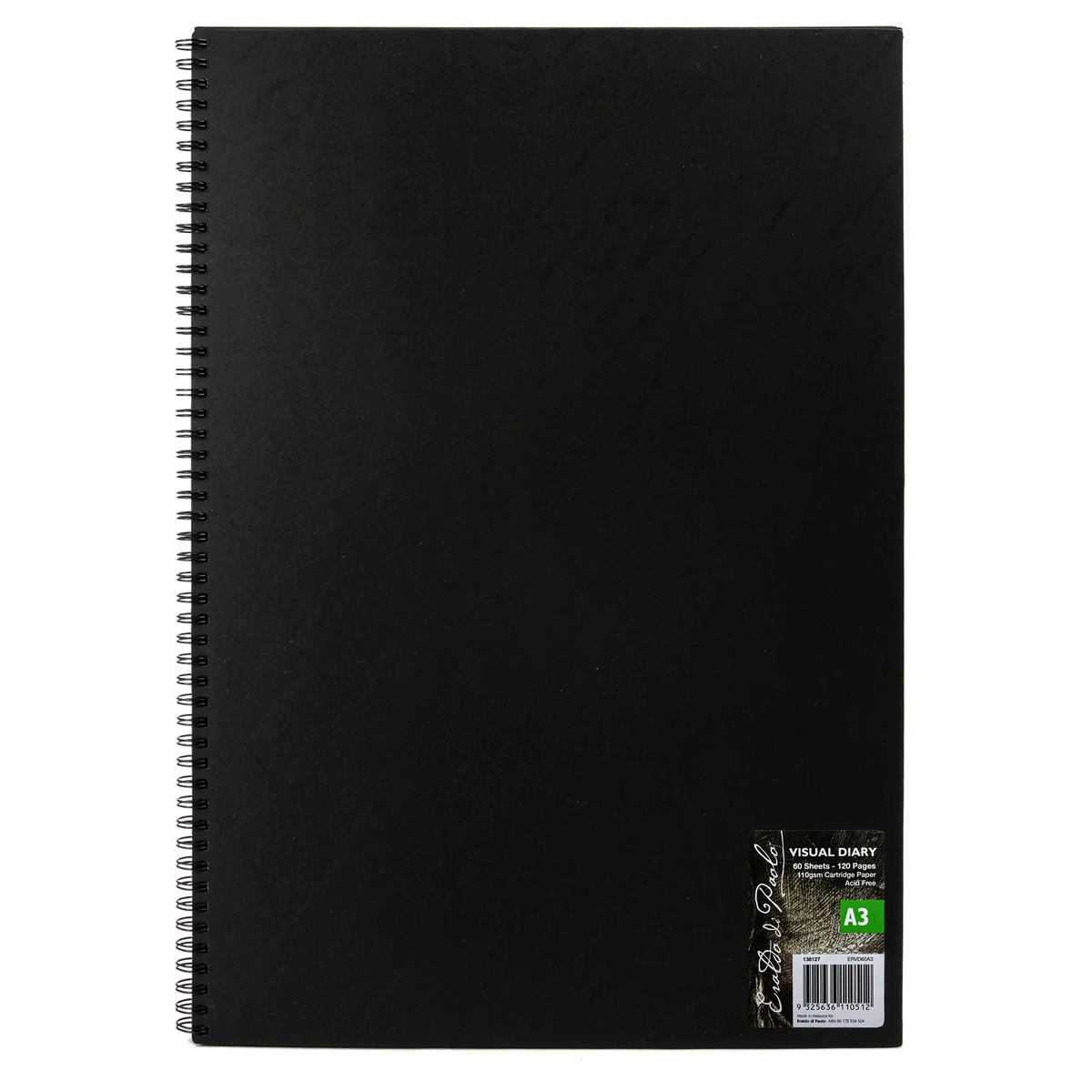 A3 Visual Diary 110gsm White 60 Sheets