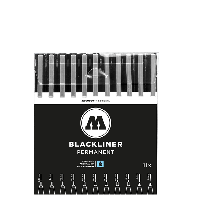 Blackliner Set (11 Pens)