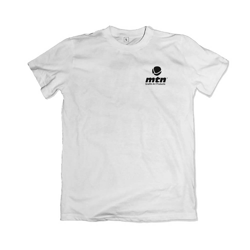 MTN Pocket Logo White T-Shirt – Redbelly Culture