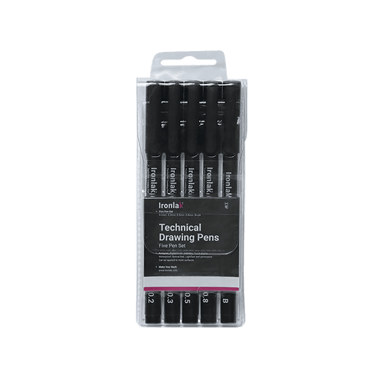 Technical Drawing Pens - 5 Pack