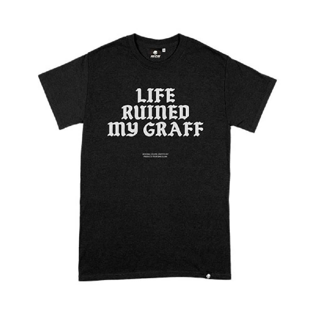 Life Ruined My Graff - Black T-Shirt