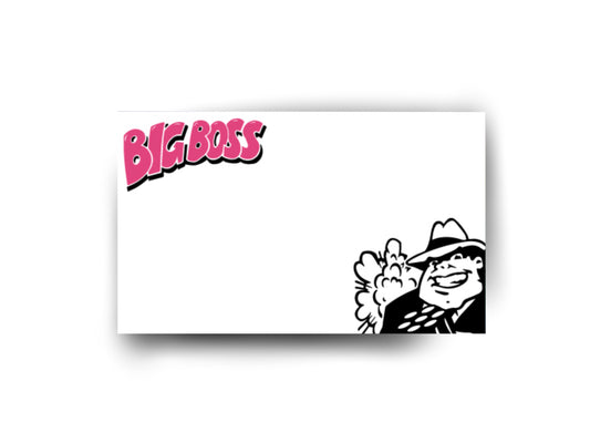 High Tack Stickers - Big Boss